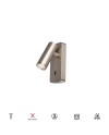 NOTTE * APLIQUE LECTOR MINI GU10 - NICKEL SATIN